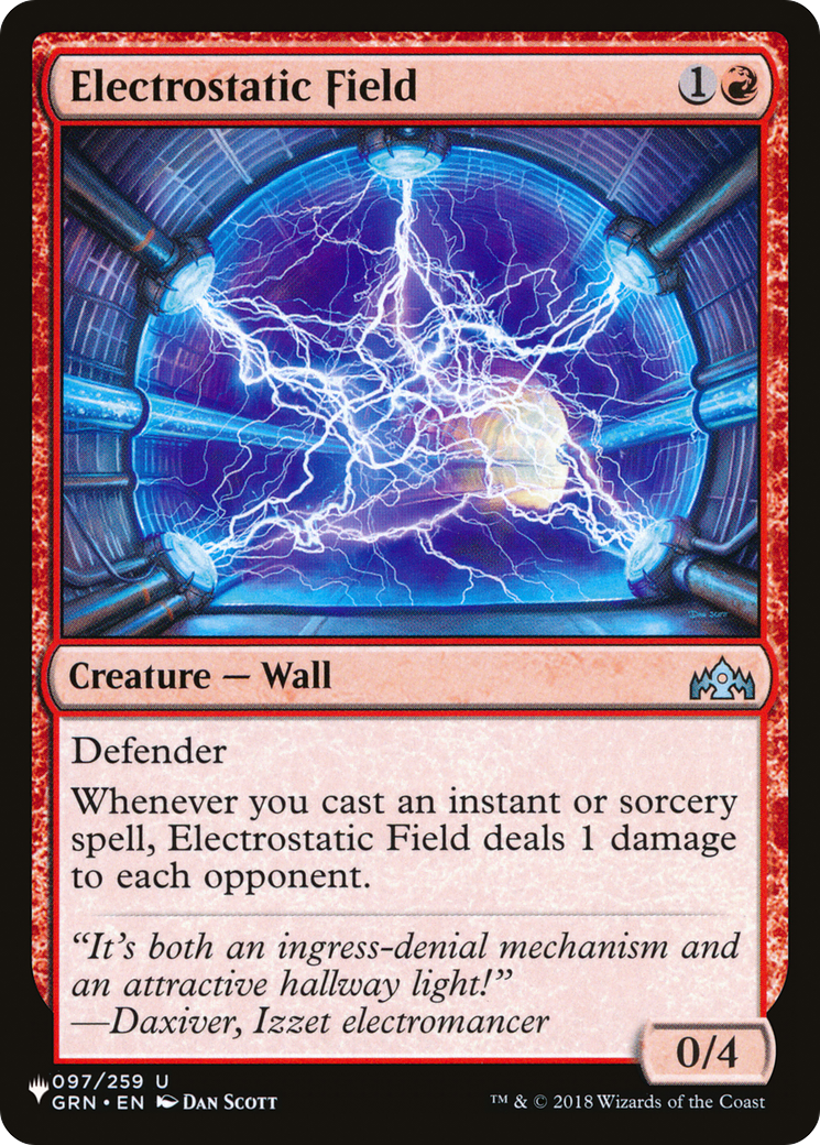 Electrostatic Field [The List] | Card Merchant Takapuna