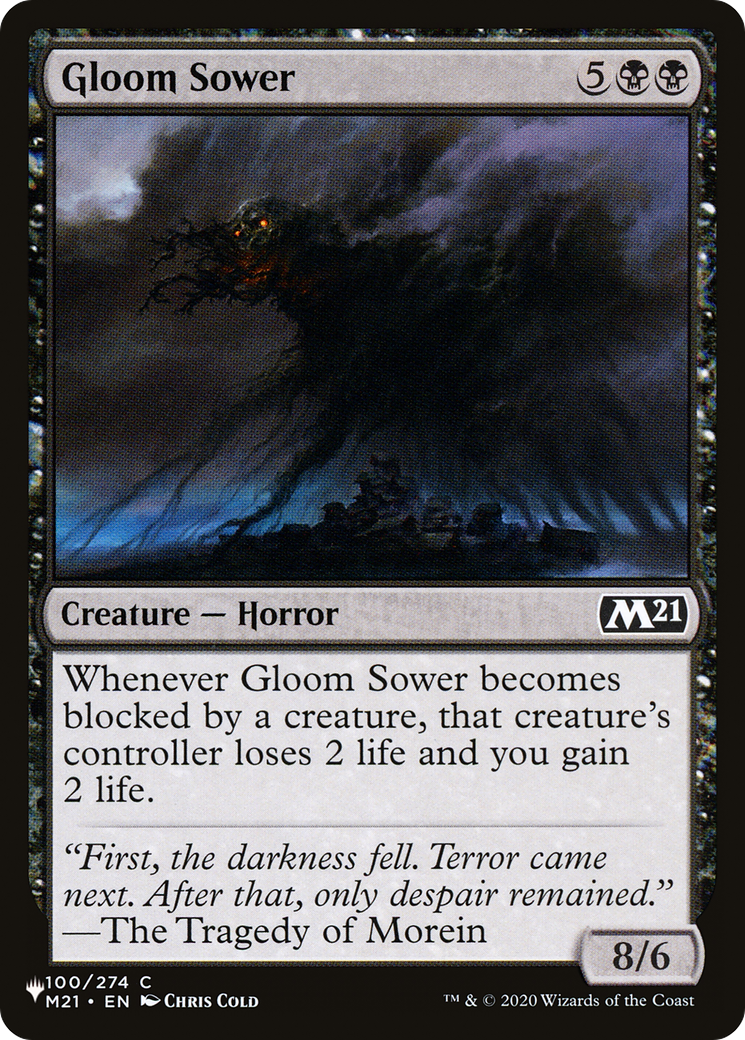 Gloom Sower [The List] | Card Merchant Takapuna