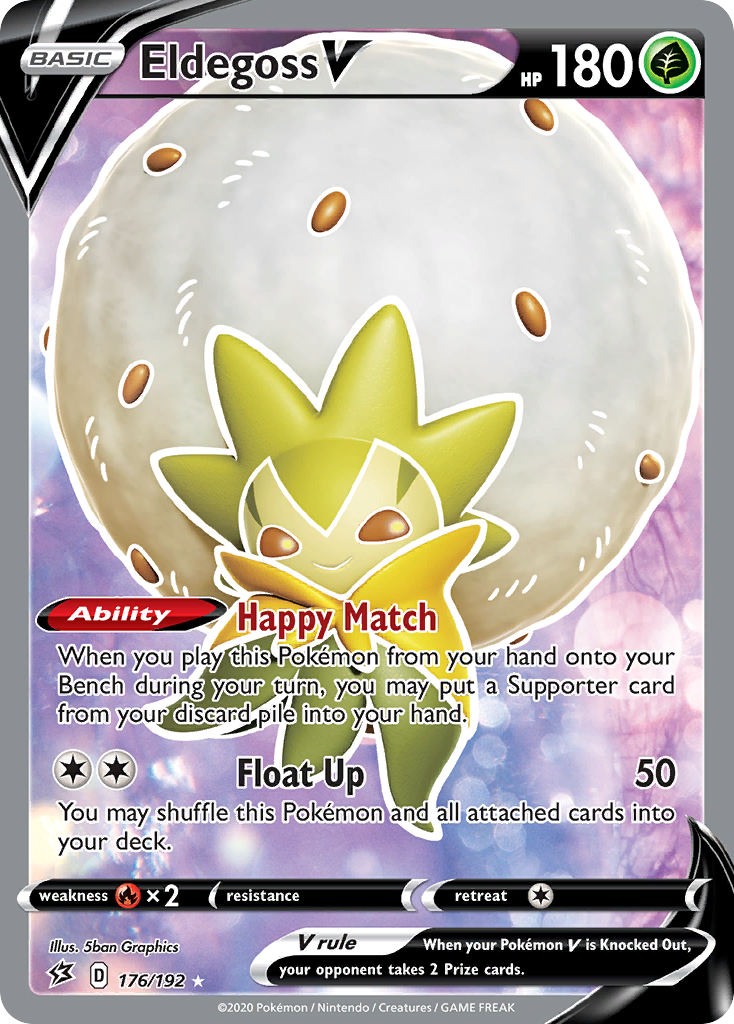 Eldegoss V (176/192) [Sword & Shield: Rebel Clash] | Card Merchant Takapuna