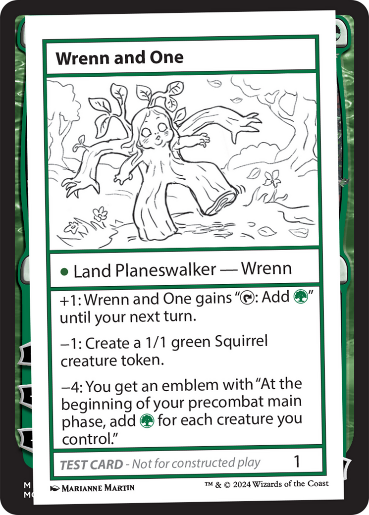 Wrenn and One [Mystery Booster 2 Playtest Cards] | Card Merchant Takapuna