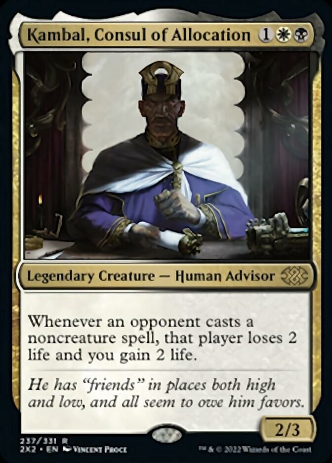 Kambal, Consul of Allocation [Double Masters 2022] | Card Merchant Takapuna