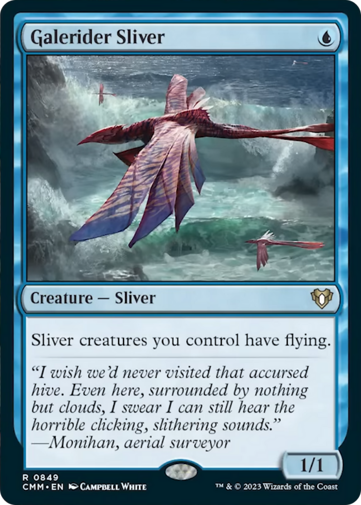 Galerider Sliver [Commander Masters] | Card Merchant Takapuna