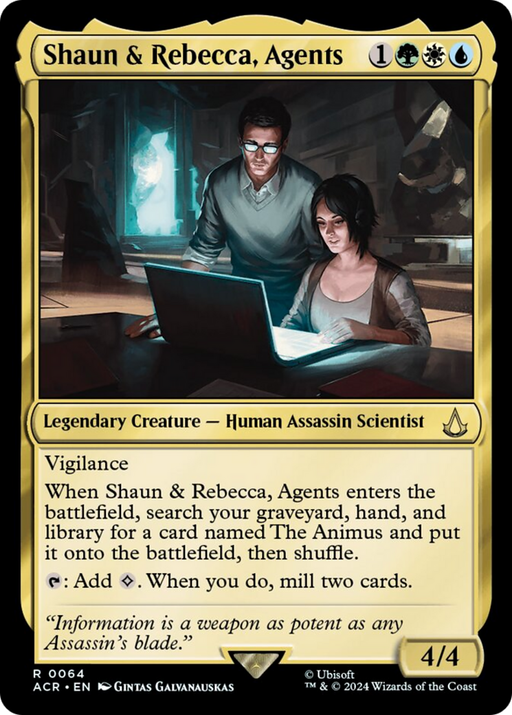 Shaun & Rebecca, Agents [Assassin's Creed] | Card Merchant Takapuna