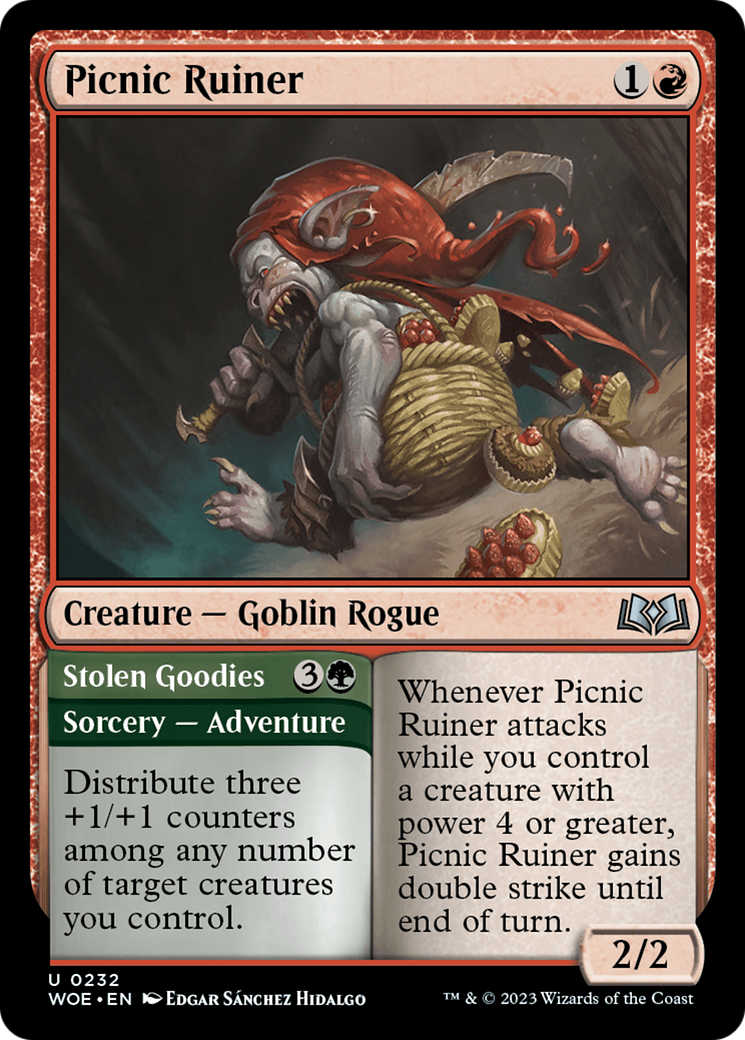 Picnic Ruiner // Stolen Goodies [Wilds of Eldraine] | Card Merchant Takapuna