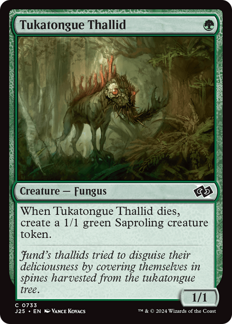 Tukatongue Thallid [Foundations Jumpstart] | Card Merchant Takapuna