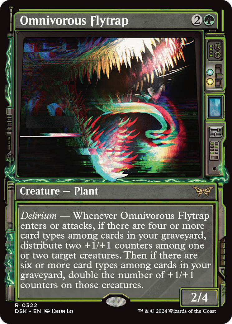 Omnivorous Flytrap (Showcase) [Duskmourn: House of Horror] | Card Merchant Takapuna