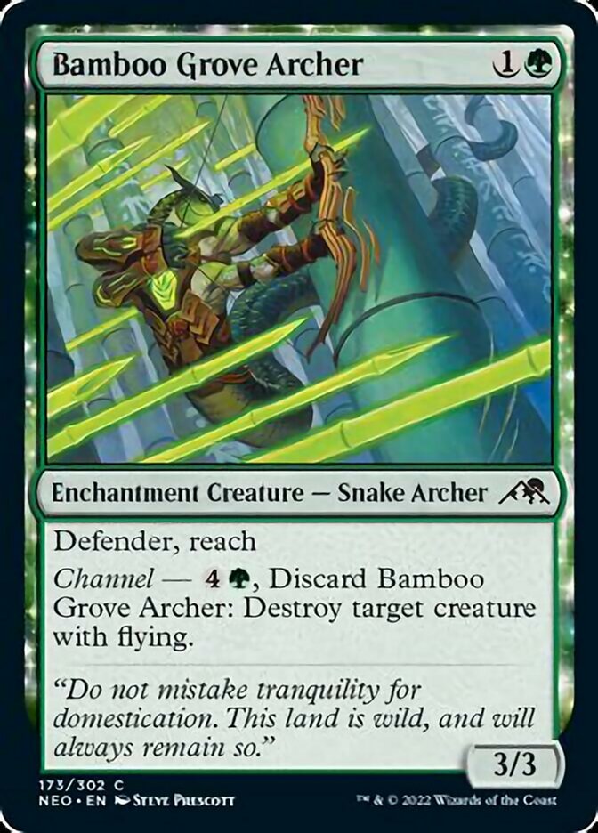 Bamboo Grove Archer [Kamigawa: Neon Dynasty] | Card Merchant Takapuna