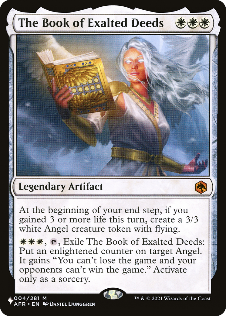 The Book of Exalted Deeds [Secret Lair: Angels] | Card Merchant Takapuna