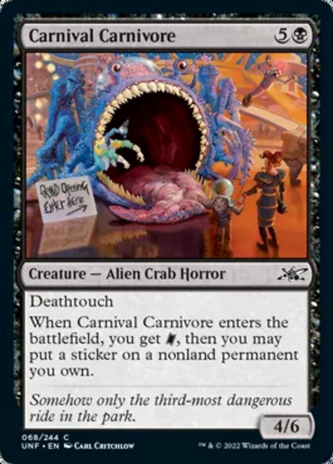 Carnival Carnivore [Unfinity] | Card Merchant Takapuna