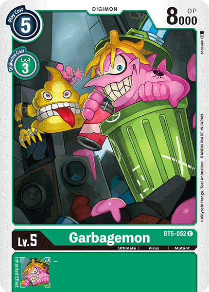 Garbagemon [BT5-052] [Battle of Omni] | Card Merchant Takapuna