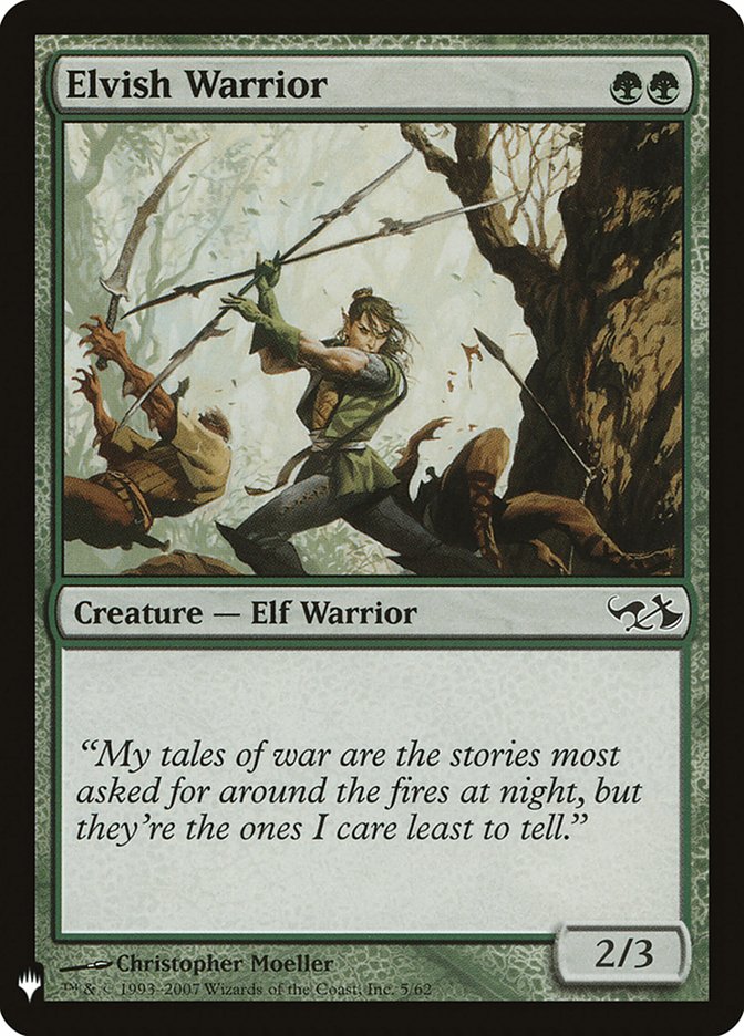 Elvish Warrior [Mystery Booster] | Card Merchant Takapuna