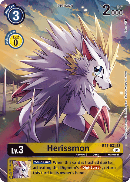 Herissmon [BT7-031] (Alternate Art) [Next Adventure] | Card Merchant Takapuna