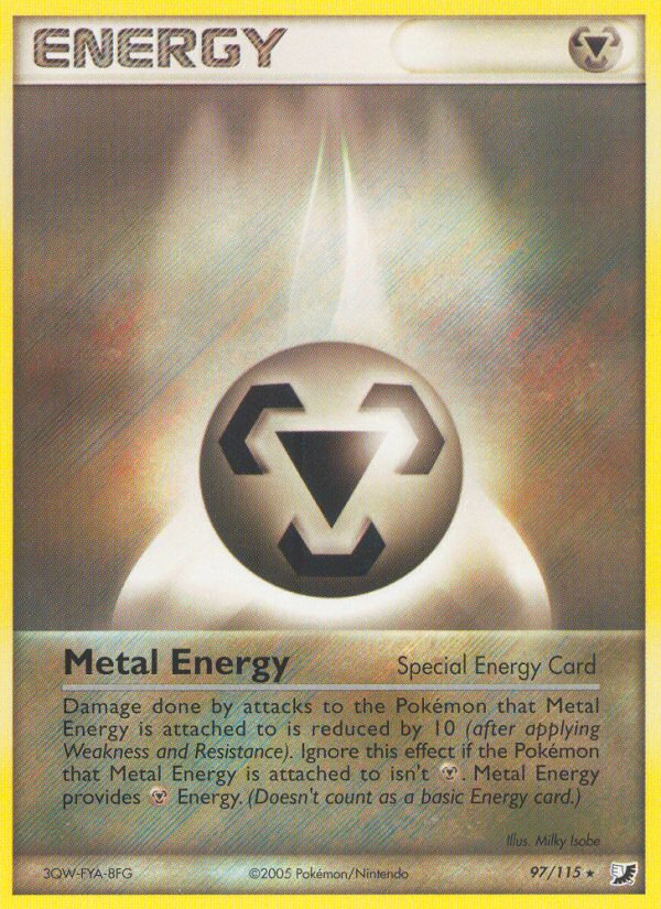 Metal Energy (97/115) [EX: Unseen Forces] | Card Merchant Takapuna