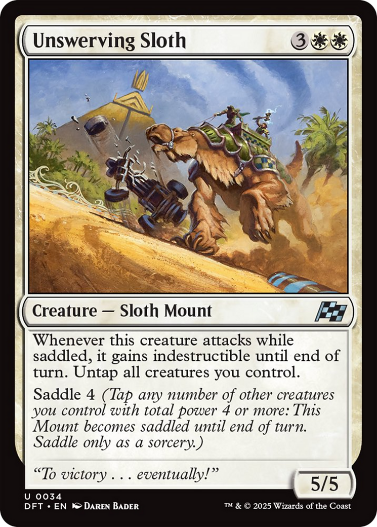 Unswerving Sloth [Aetherdrift] | Card Merchant Takapuna