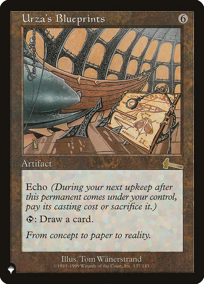 Urza's Blueprints [The List] | Card Merchant Takapuna