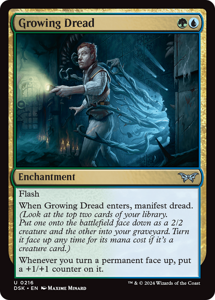 Growing Dread [Duskmourn: House of Horror] | Card Merchant Takapuna