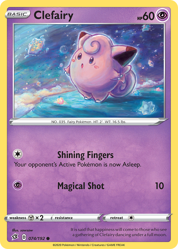 Clefairy (074/192) [Sword & Shield: Rebel Clash] | Card Merchant Takapuna