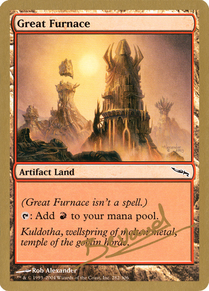 Great Furnace (Manuel Bevand) [World Championship Decks 2004] | Card Merchant Takapuna