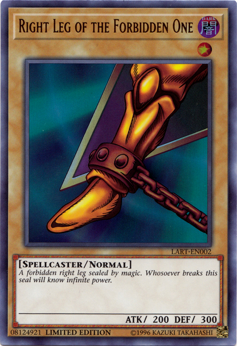 Right Leg of the Forbidden One [LART-EN002] Ultra Rare | Card Merchant Takapuna