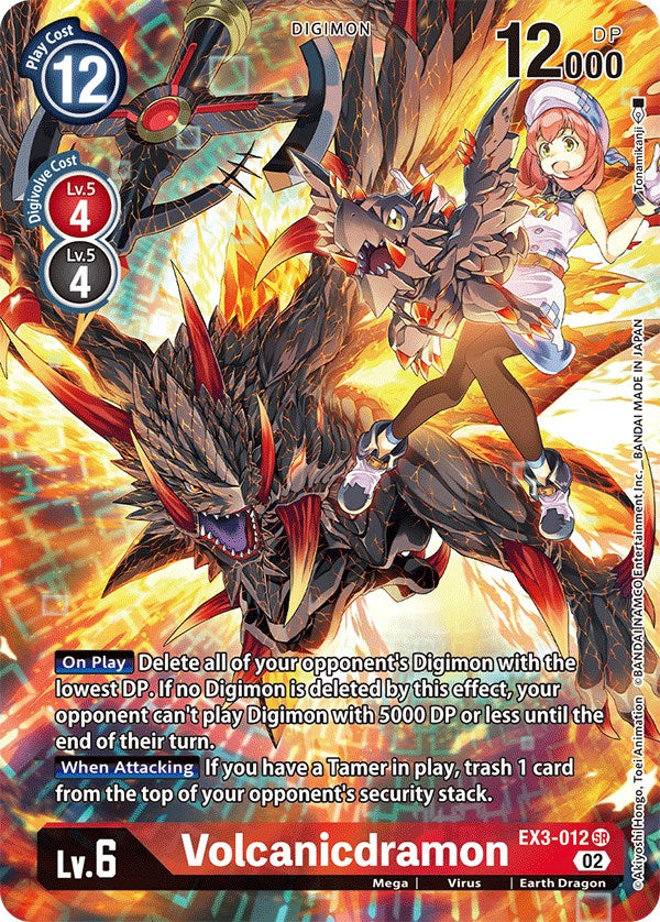 Volcanicdramon [EX3-012] (Alternate Art) [Draconic Roar] | Card Merchant Takapuna