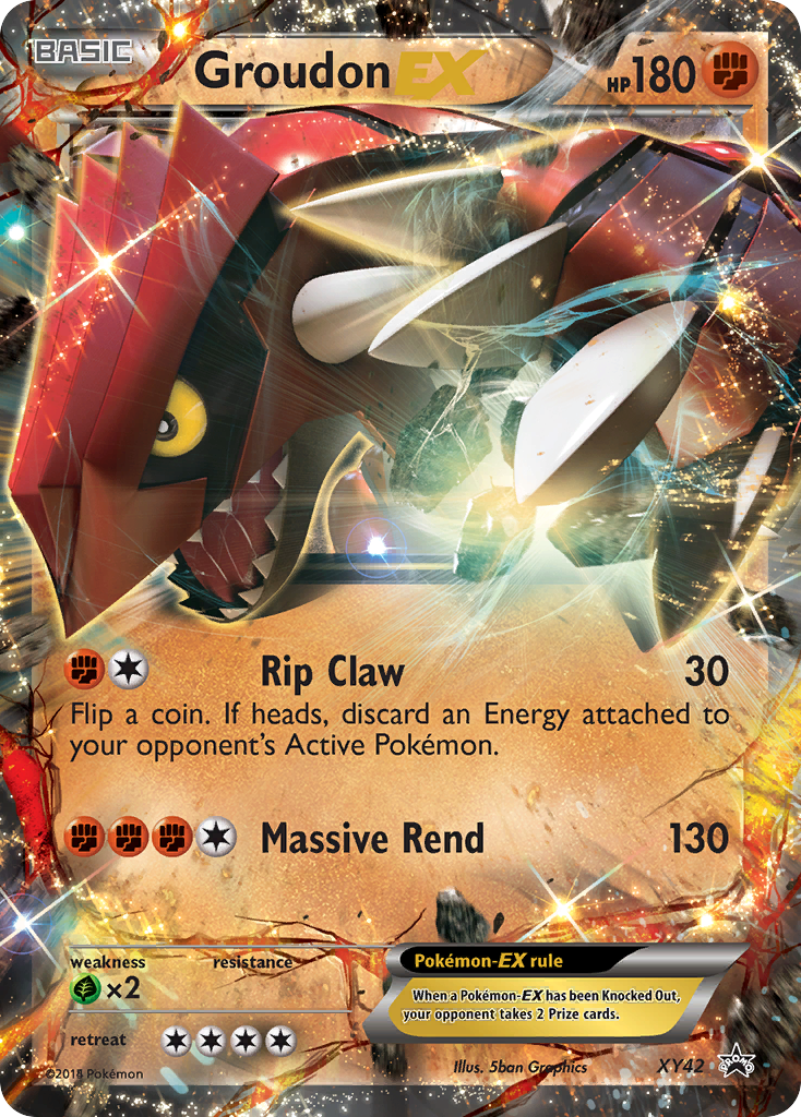 Groudon EX (XY42) [XY: Black Star Promos] | Card Merchant Takapuna