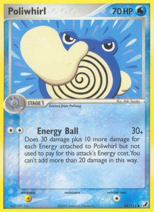 Poliwhirl (68/115) [EX: Unseen Forces] | Card Merchant Takapuna