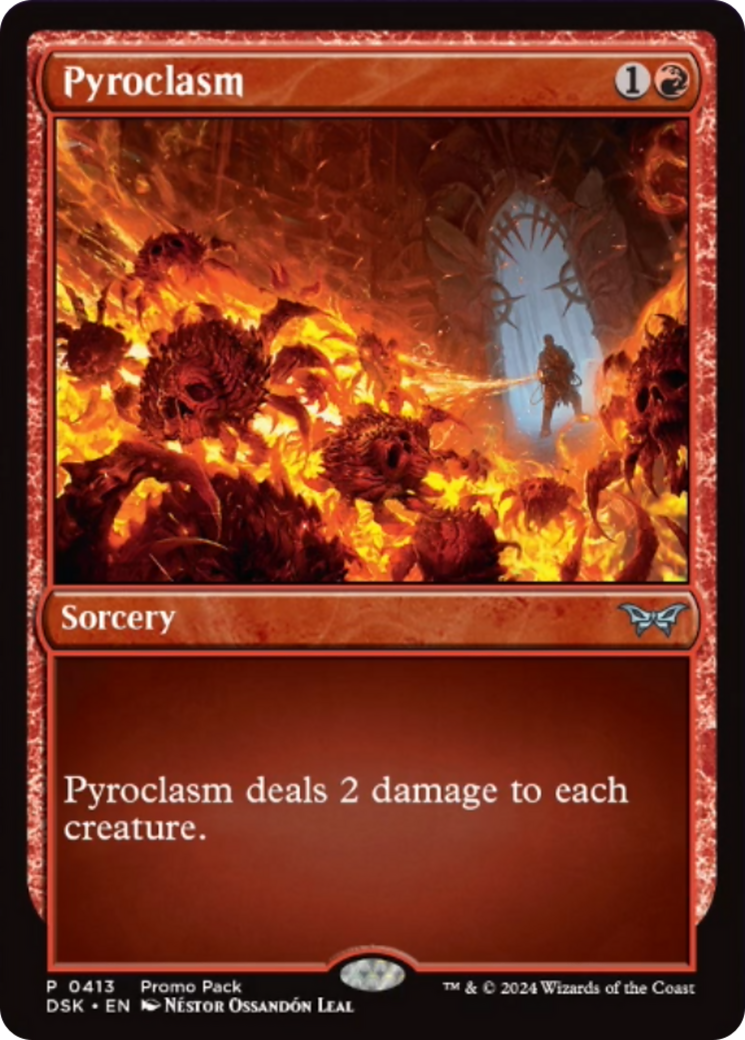 Pyroclasm [Duskmourn: House of Horror Promos] | Card Merchant Takapuna