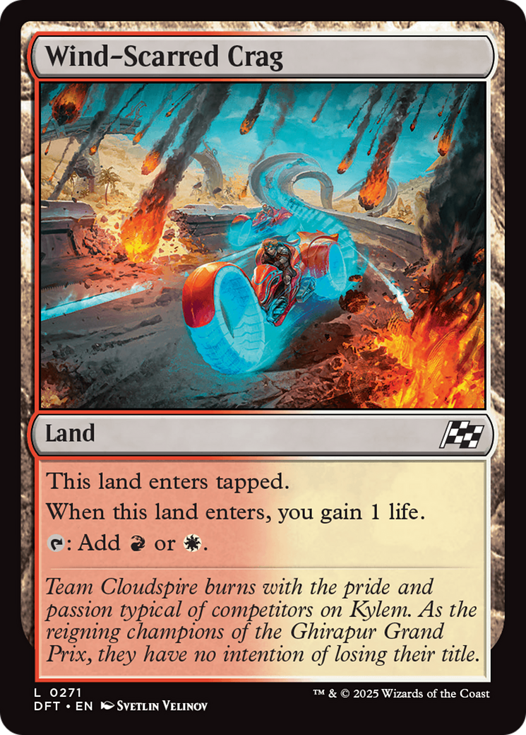 Wind-Scarred Crag [Aetherdrift] | Card Merchant Takapuna