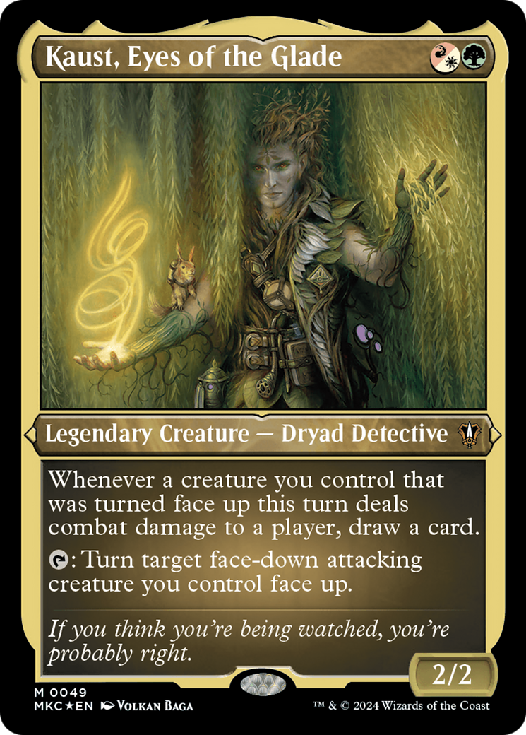 Kaust, Eyes of the Glade (Display Commander) [Murders at Karlov Manor Commander] | Card Merchant Takapuna