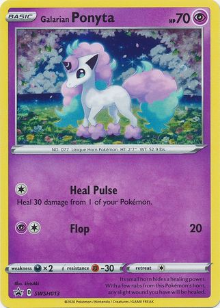 Galarian Ponyta (SWSH013) [Sword & Shield: Black Star Promos] | Card Merchant Takapuna