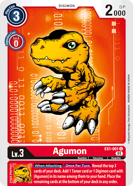 Agumon [EX1-001] [Classic Collection] | Card Merchant Takapuna