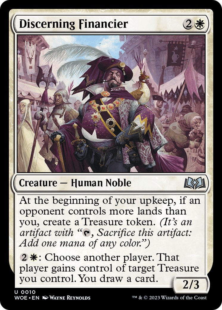 Discerning Financier [Wilds of Eldraine] | Card Merchant Takapuna