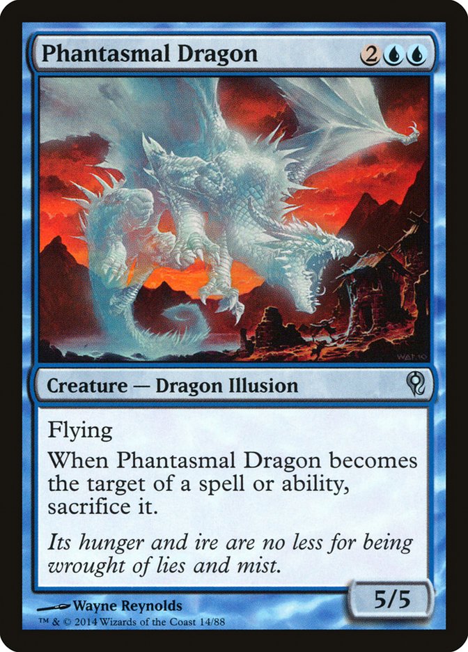 Phantasmal Dragon [Duel Decks: Jace vs. Vraska] | Card Merchant Takapuna