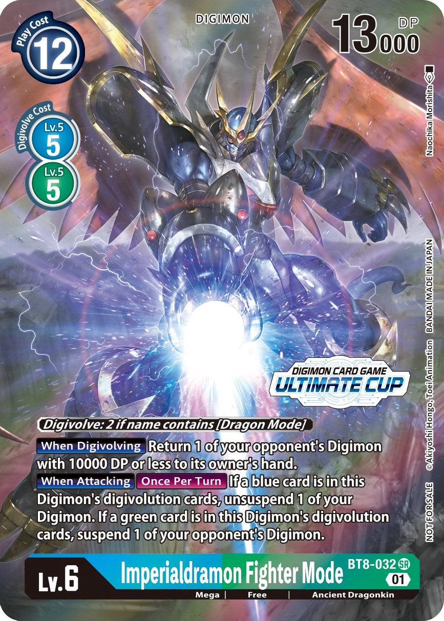 Imperialdramon Fighter Mode [BT8-032] (April Ultimate Cup 2022) [New Awakening Promos] | Card Merchant Takapuna