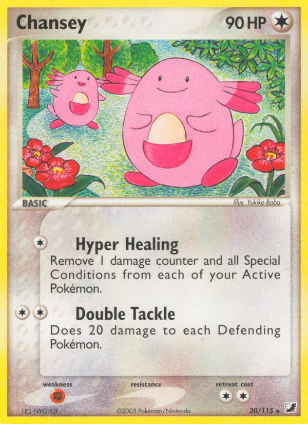 Chansey (20/115) [EX: Unseen Forces] | Card Merchant Takapuna