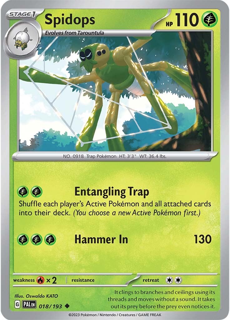 Spidops (018/193) [Scarlet & Violet: Paldea Evolved] | Card Merchant Takapuna