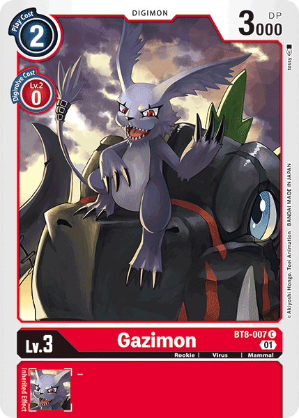 Gazimon [BT8-007] [New Awakening] | Card Merchant Takapuna