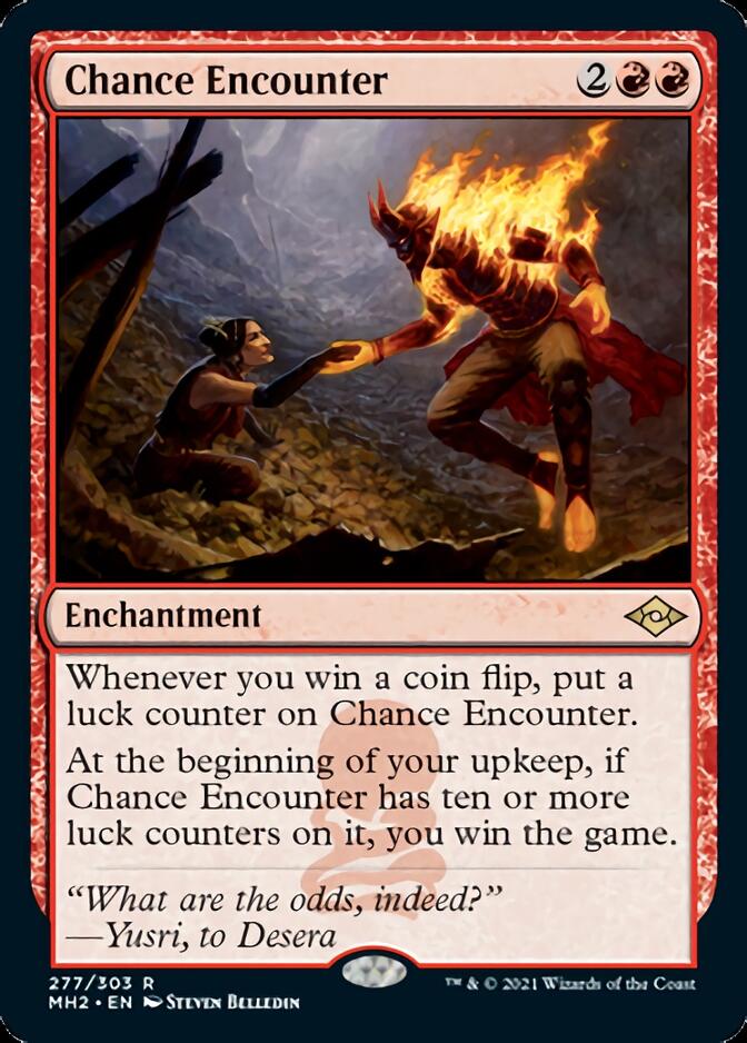 Chance Encounter (Foil Etched) [Modern Horizons] | Card Merchant Takapuna