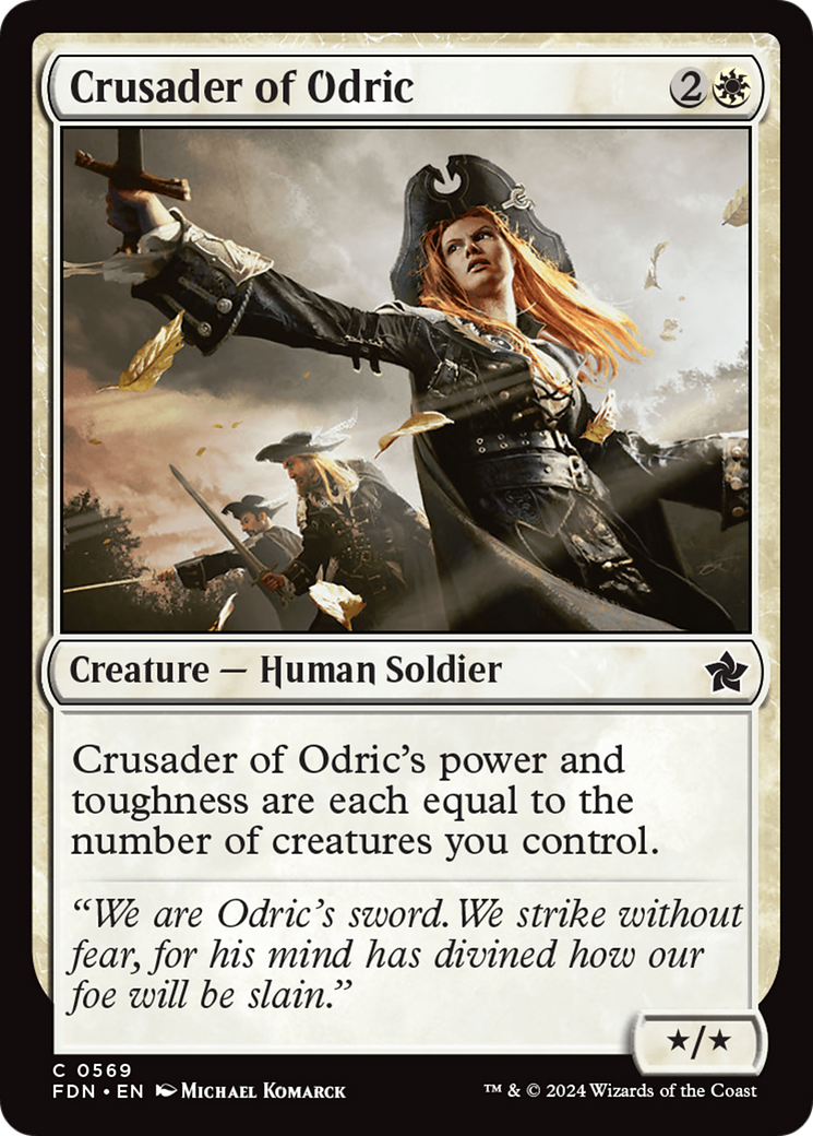 Crusader of Odric [Foundations] | Card Merchant Takapuna