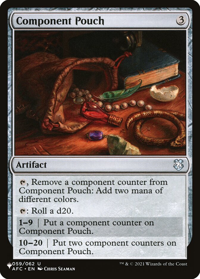 Component Pouch [The List] | Card Merchant Takapuna