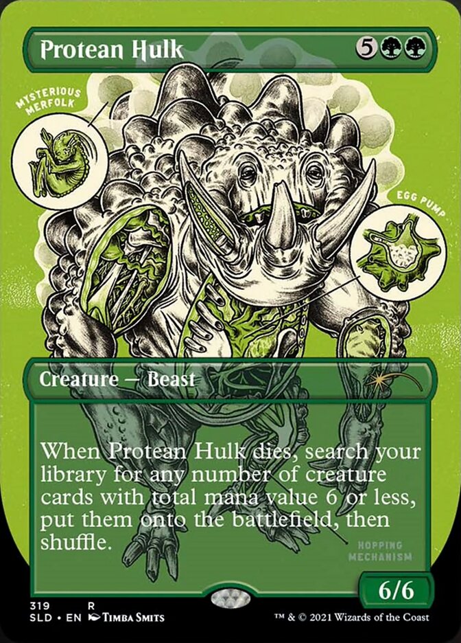 Protean Hulk (Borderless Foil Etched) [Secret Lair Drop Series] | Card Merchant Takapuna