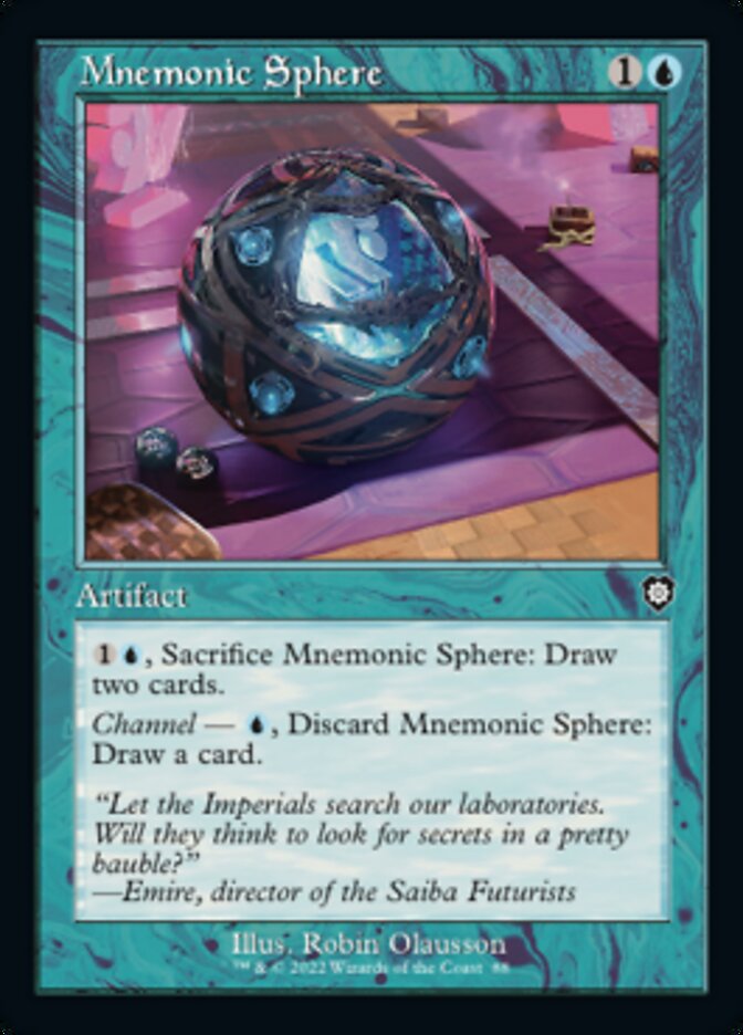 Mnemonic Sphere (Retro) [The Brothers' War Commander] | Card Merchant Takapuna