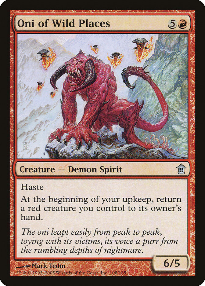 Oni of Wild Places [Saviors of Kamigawa] | Card Merchant Takapuna