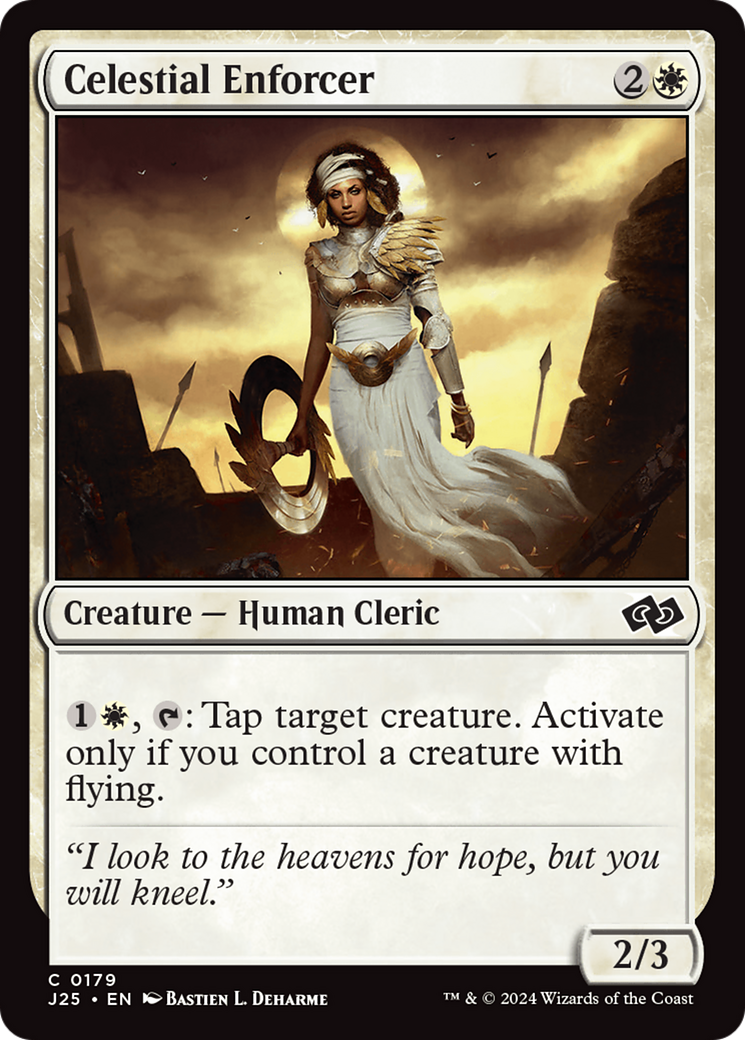 Celestial Enforcer [Foundations Jumpstart] | Card Merchant Takapuna