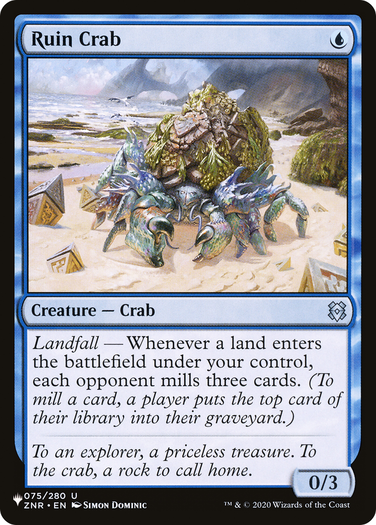 Ruin Crab [The List] | Card Merchant Takapuna