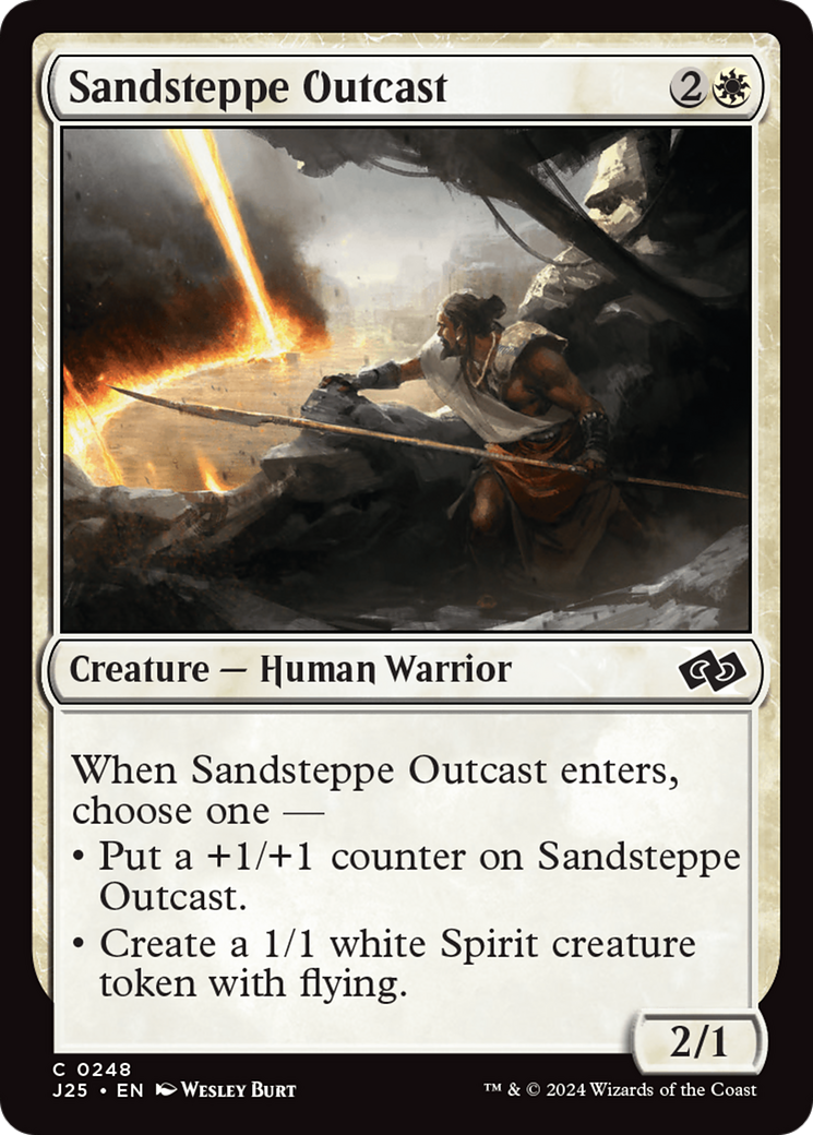 Sandsteppe Outcast [Foundations Jumpstart] | Card Merchant Takapuna