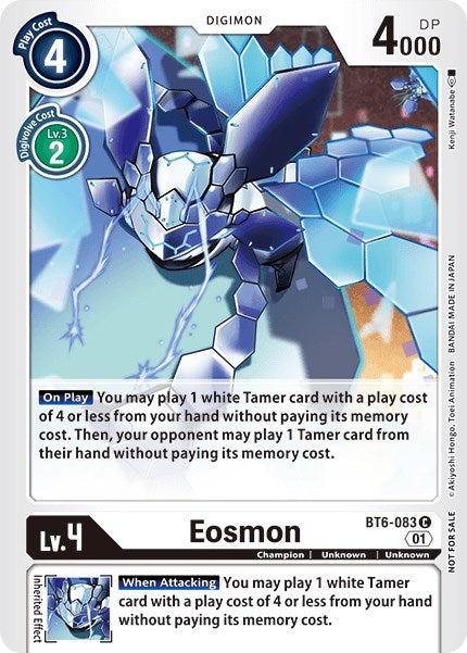 Eosmon [BT6-083] (Tamer Party Vol. 5) [Double Diamond Promos] | Card Merchant Takapuna