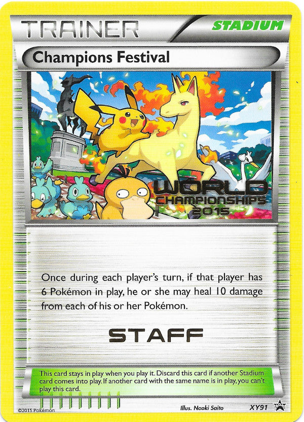 Champions Festival (XY91) (2015 Quarter Finalist) [XY: Black Star Promos] | Card Merchant Takapuna