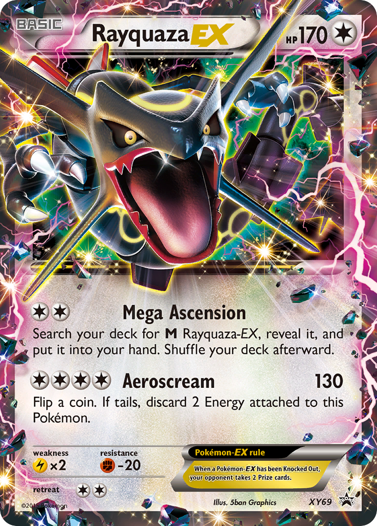 Rayquaza EX (XY69) (Shiny) [XY: Black Star Promos] | Card Merchant Takapuna