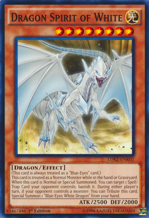 Dragon Spirit of White [LDK2-ENK02] Common | Card Merchant Takapuna